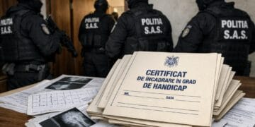 Percheziții de amploare! Rețea de certificate false de handicap, prejudiciu de peste 1,3 milioane de lei
