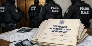 Percheziții de amploare! Rețea de certificate false de handicap, prejudiciu de peste 1,3 milioane de lei