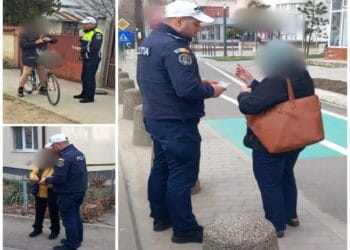 Razie pentru siguranța pietonilor și bicicliștilor! Peste 160 de sancțiuni aplicate!