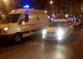 Impact între două mașini la o intersecție! Un bărbat a ajuns la spital!