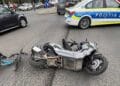 Accident! Biciclist și motociclist răniți după o traversare pe roșu
