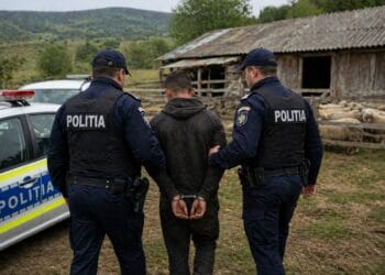 Urmărit național și internațional, prins la o stână! Tânăr condamnat la închisoare, dus direct în penitenciar