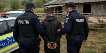 Urmărit național și internațional, prins la o stână! Tânăr condamnat la închisoare, dus direct în penitenciar