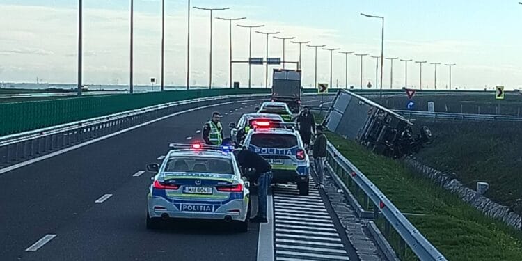 Oprire periculoasă! Accident fără victime. Șofer amendat!
