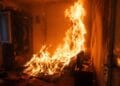 Tragedie! Bărbat găsit carbonizat după un incendiu pornit de la o țigară!