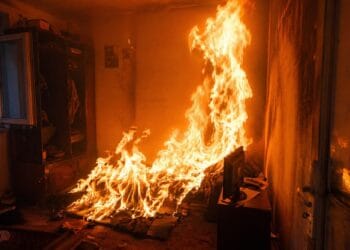 Tragedie! Bărbat găsit carbonizat după un incendiu pornit de la o țigară!