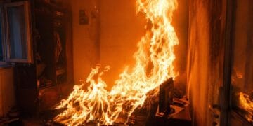 Tragedie! Bărbat găsit carbonizat după un incendiu pornit de la o țigară!