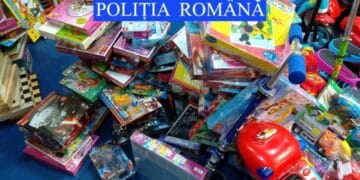 Descinderi pe linia contrafacerilor! Peste 62.000 de jucării „fake”, confiscate de polițiști