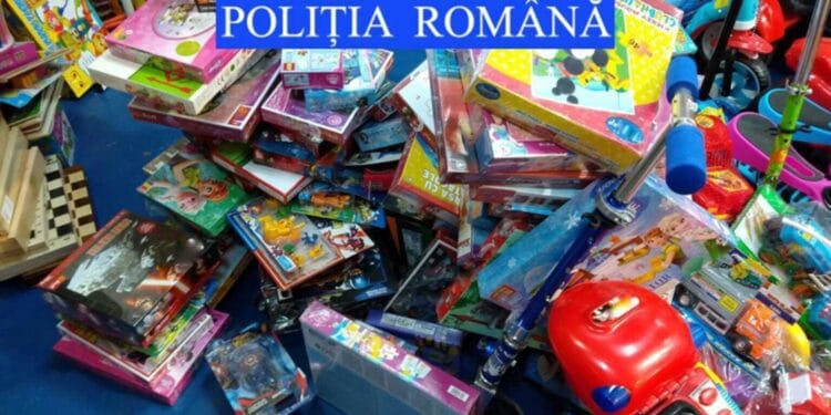 Descinderi pe linia contrafacerilor! Peste 62.000 de jucării „fake”, confiscate de polițiști
