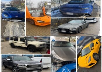 Rețea de importuri ilegale de mașini de lux, destructurată! Prejudiciu de peste 1,2 milioane de euro și documente vamale falsificate