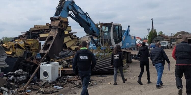 Razie de amploare în domeniul deșeurilor metalice: sute de sancțiuni, dosare penale și tone de materiale confiscate