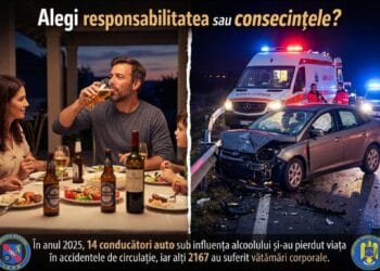 Razii de noapte pe șosele! Poliția vânează șoferii băuți sau drogați