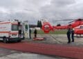Strivit de un copac! Bărbat în stare gravă, transportat cu elicopterul SMURD!