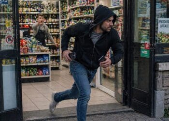 Tâlhărie într-un magazin! Bărbat arestat după ce a bătut un tânăr și i-a furat telefoanele!