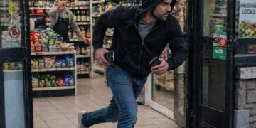 Tâlhărie într-un magazin! Bărbat arestat după ce a bătut un tânăr și i-a furat telefoanele!