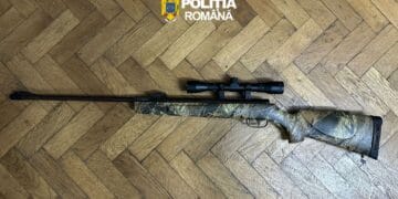 Urmărire pe câmp și armă aruncată din mașină! Bărbat reținut după un flagrant organizat de polițiști!