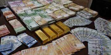 Captură impresionantă a DIICOT! Droguri, lingouri de aur și mii de euro găsite la un traficant prins în flagrant