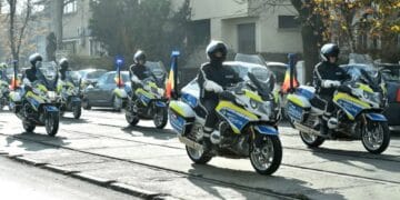 Motocicliștii au dat startul sezonului moto! Polițiștii au transmis mesaje pentru siguranța în trafic