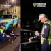 Razie rutieră cu câine antidrog pe șosele! Polițiștii au verificat șoferii suspectați că au consumat alcool sau substanțe interzise