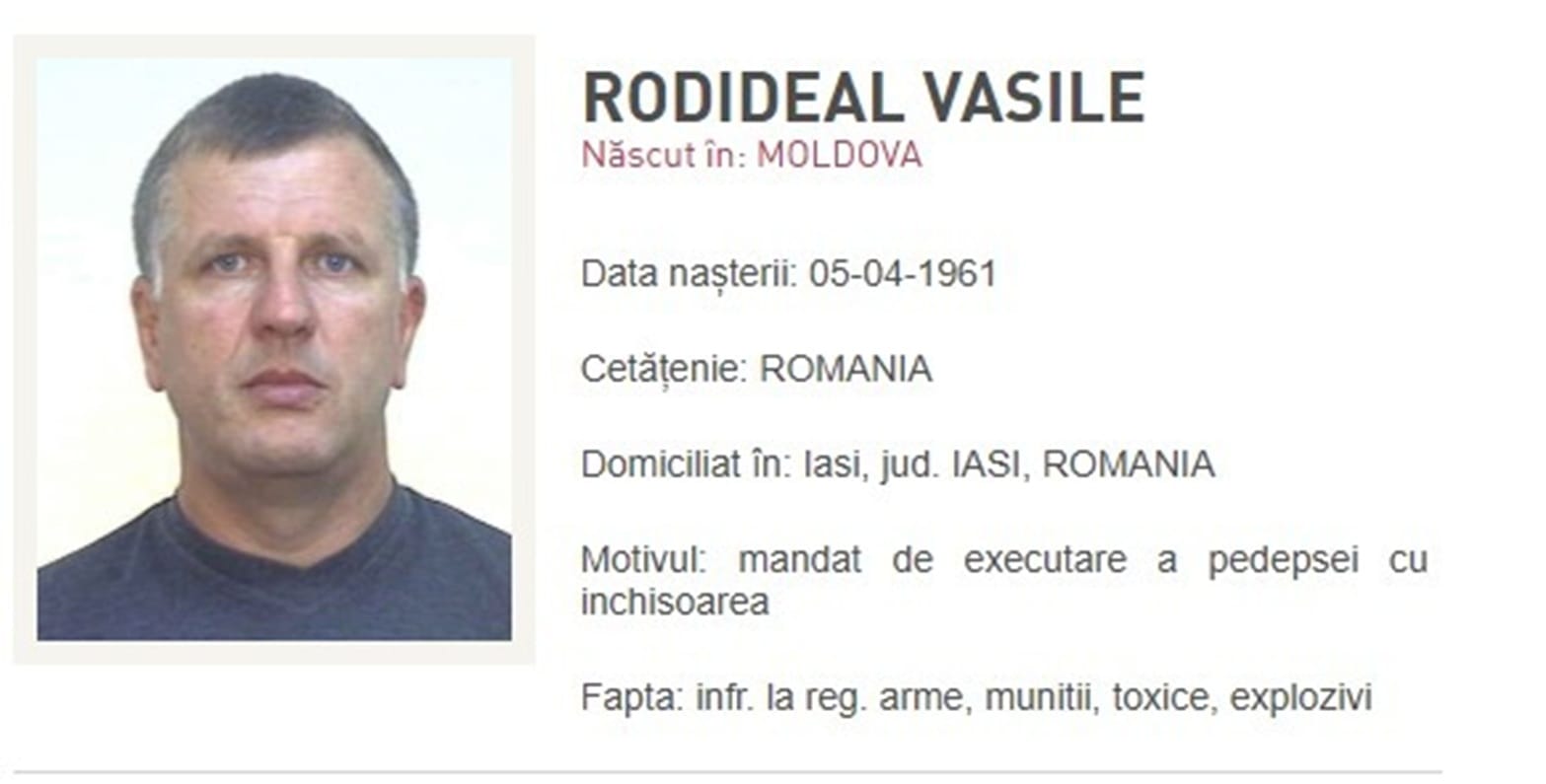 Interlop din categoria „Most Wanted”, adus în România din Rusia. Condamnat pentru crimă organizată și instigare la omor