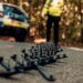 Urmărire ca în filme! Un adolescent de 16 ani a fugit de poliție cu o mașină cu numere furate și a fost oprit cu SPIKE