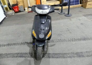 Șofer de moped prins băut, fără permis și cu un vehicul neînmatriculat! Polițiștii au deschis dosar penal!