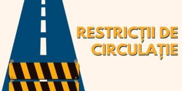 Trafic restricționat pentru lucrări la o trecere la nivel cu calea ferată. Șoferii sunt sfătuiți să folosească rute alternative