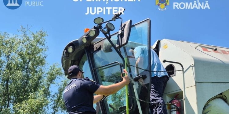 Utilaje agricole de 1,2 milioane de lei, ridicate în urma unor percheziții. Un bărbat este acuzat că le-a obținut cu documente false