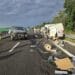 Impact violent pe Drumul Expres 12. Două persoane au ajuns la spital, iar traficul spre Slatina a fost blocat