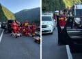 Un bolovan a căzut peste o mașină! Un bărbat a murit, iar elicopterul SMURD a fost trimis de urgență