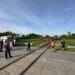 Mașină lovită de un tren! O șoferiță de 30 de ani a fost transportată la spital!