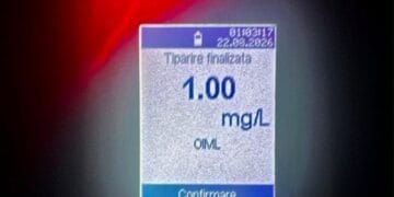 Patru șoferi prinși băuți la volan! Unul avea peste 1 mg/l alcool pur în aerul expirat
