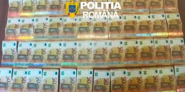 Mii de euro falși, puși în circulație pentru cumpărarea unor mașini! 262 de bancnote contrafăcute, descoperite în anchetă