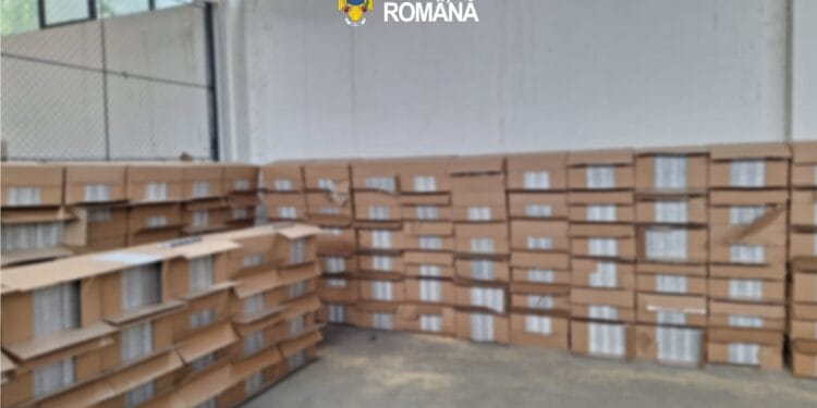 Captură uriașă de țigări! Peste 3,3 milioane de țigarete ascunse în pește congelat și cutii cu încălțăminte
