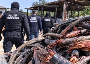 224 de fapte penale și 21 de percheziții în patru județe. Cabluri CFR ar fi fost furate, arse și valorificate ilegal