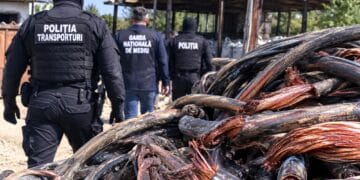 224 de fapte penale și 21 de percheziții în patru județe. Cabluri CFR ar fi fost furate, arse și valorificate ilegal