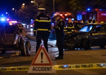 Scandal uriaș după un accident! Polițiștii au tras focuri de armă, iar doi tineri au fost arestați