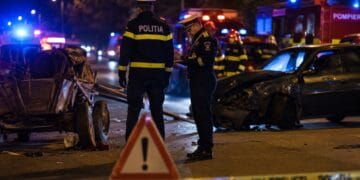 Scandal uriaș după un accident! Polițiștii au tras focuri de armă, iar doi tineri au fost arestați