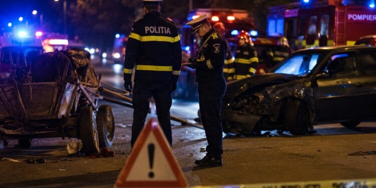 Scandal uriaș după un accident! Polițiștii au tras focuri de armă, iar doi tineri au fost arestați