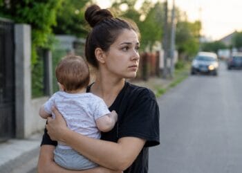Tânără de 19 ani, luată cu forța de pe stradă în timp ce se plimba cu bebelușul. Trei tineri au dus-o cu mașina în alt județ