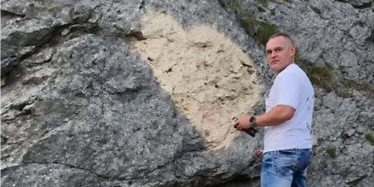 Declarație de dragoste transformată în dosar. Bărbat căutat după ce a vandalizat o stâncă de pe Transfăgărășan cu un spray graffiti