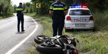 Un motociclist a făcut accident! Analizele au indicat prezența unor substanțe psihoactive