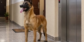 Atacată de un câine chiar în fața liftului. Proprietarul animalului a fost reținut de polițiști