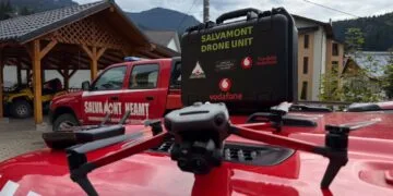 Dronă nouă pentru Salvamont. Salvatorii pot verifica mai rapid zonele greu accesibile