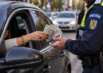 Fals polițist, prins după ce a oprit o șoferiță în trafic și i-a cerut 1.500 de lei. A amenințat-o că îi ia permisul