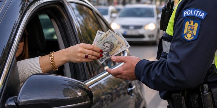 Fals polițist, prins după ce a oprit o șoferiță în trafic și i-a cerut 1.500 de lei. A amenințat-o că îi ia permisul