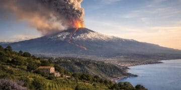 Etna s-a reactivat. Zborurile de pe aeroportul din Catania, suspendate până duminică la prânz