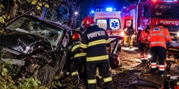 Accident mortal pe un drum forestier! Un bărbat a murit, șoferul a ajuns la spital