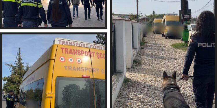 Polițiștii și jandarmii au descins în zona școlilor! Acțiune pentru siguranța elevilor