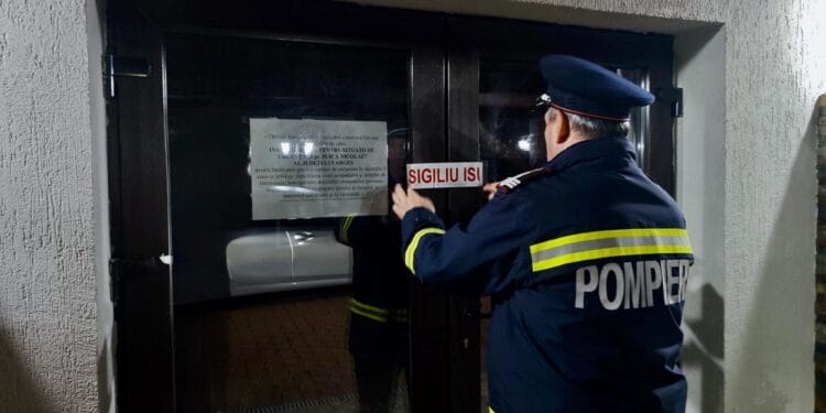 Local închis de ISU după un control. Amenzi de 75.500 de lei la restaurante și pub-uri!
